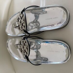Tory Burch Silver Miller Cloud Sandals